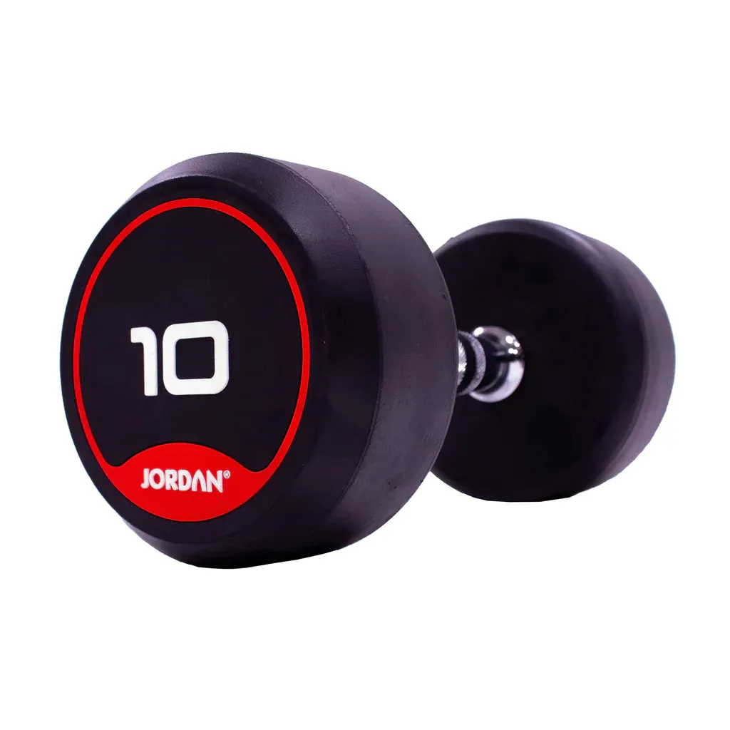Jordan Fitness Classic Rubber Dumbbells