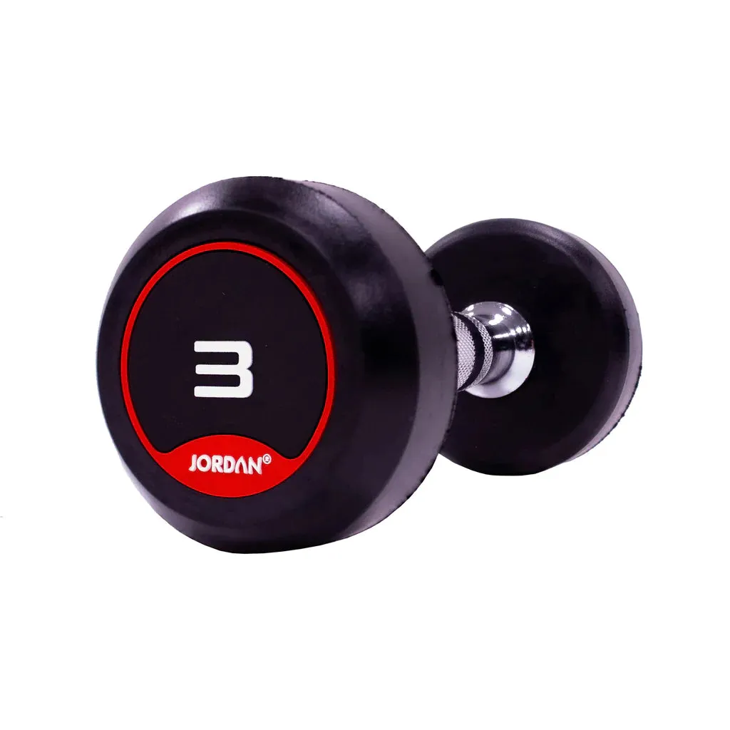 Jordan Fitness Classic Rubber Dumbbells