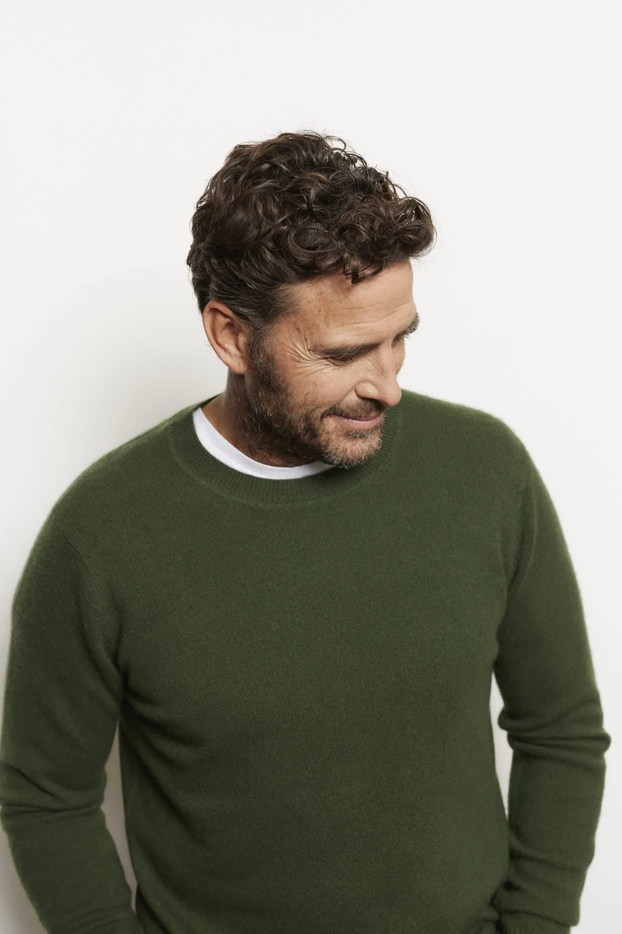Jules Cashmere Sweater in Bush