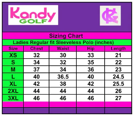 Kandy Golf W Sleeveless Polo