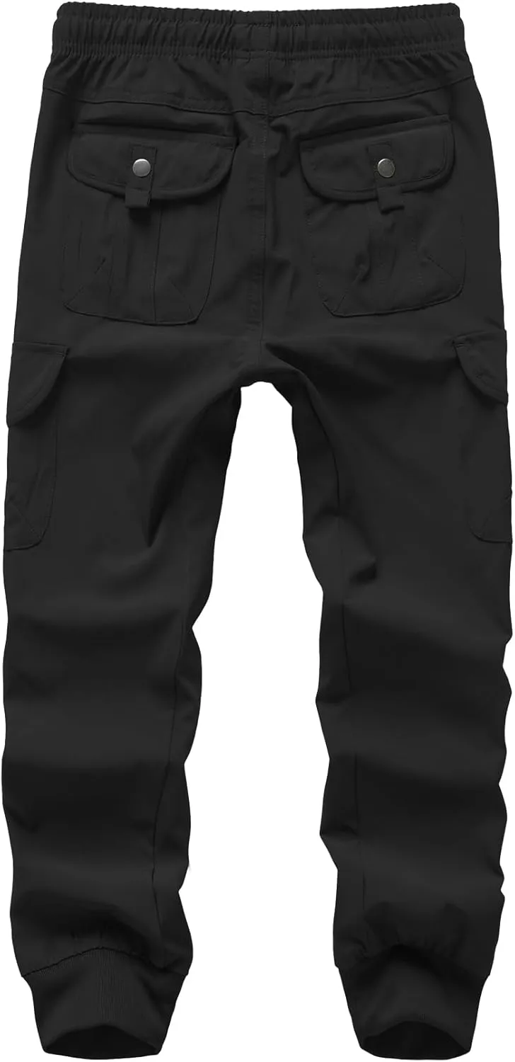 Kids' Cargo Pants, Youth Boys' Hiking Casual Outdoor Quick Dry Boy Scout Pants