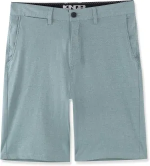 KNQR Mens Performance Quick Dry 4way Stretch Regular Fit All-Terrain Active Training Hybrid Shorts