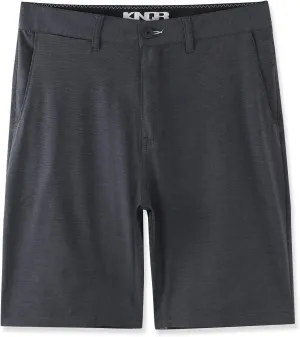 KNQR Mens Performance Quick Dry 4way Stretch Regular Fit All-Terrain Active Training Hybrid Shorts