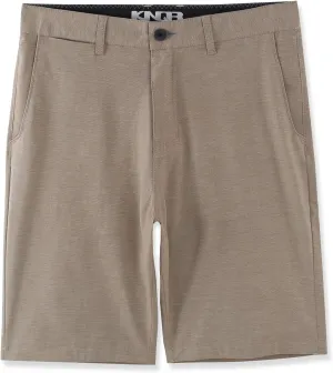 KNQR Mens Performance Quick Dry 4way Stretch Regular Fit All-Terrain Active Training Hybrid Shorts