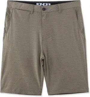 KNQR Mens Performance Quick Dry 4way Stretch Regular Fit All-Terrain Active Training Hybrid Shorts