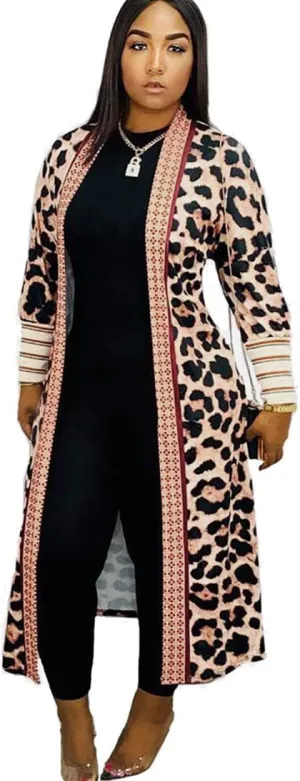 Long Cardigan for Women Lightweight Open Front Jacket Coat Outwear