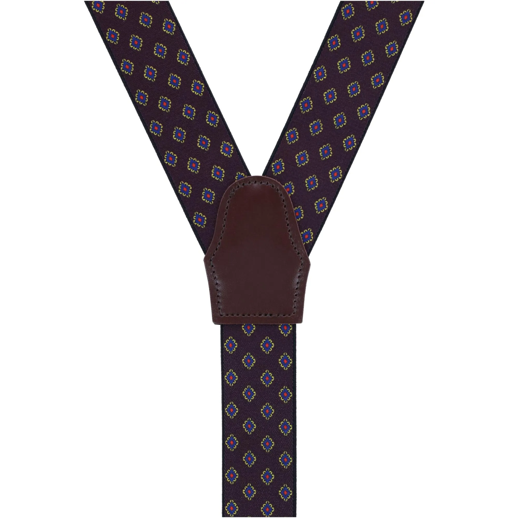 Luxe Diamond Elastic Button End Braces