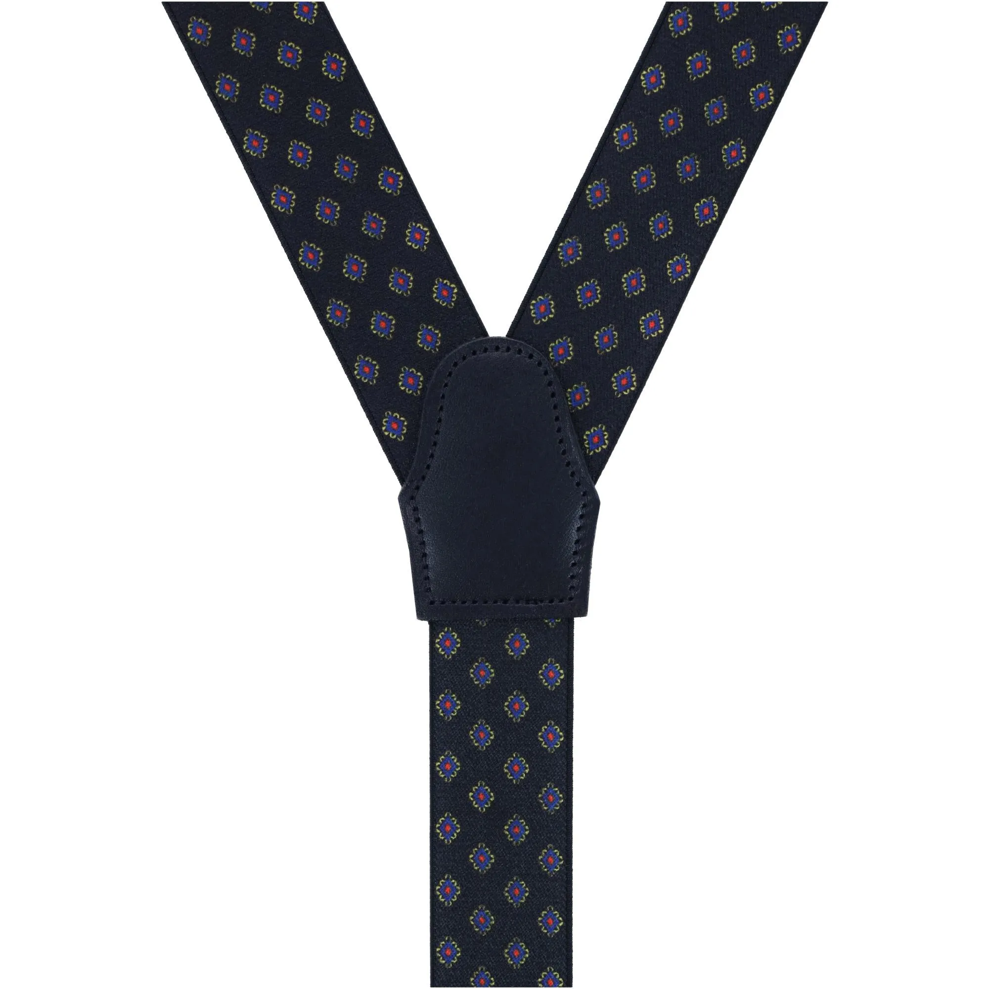Luxe Diamond Elastic Button End Braces
