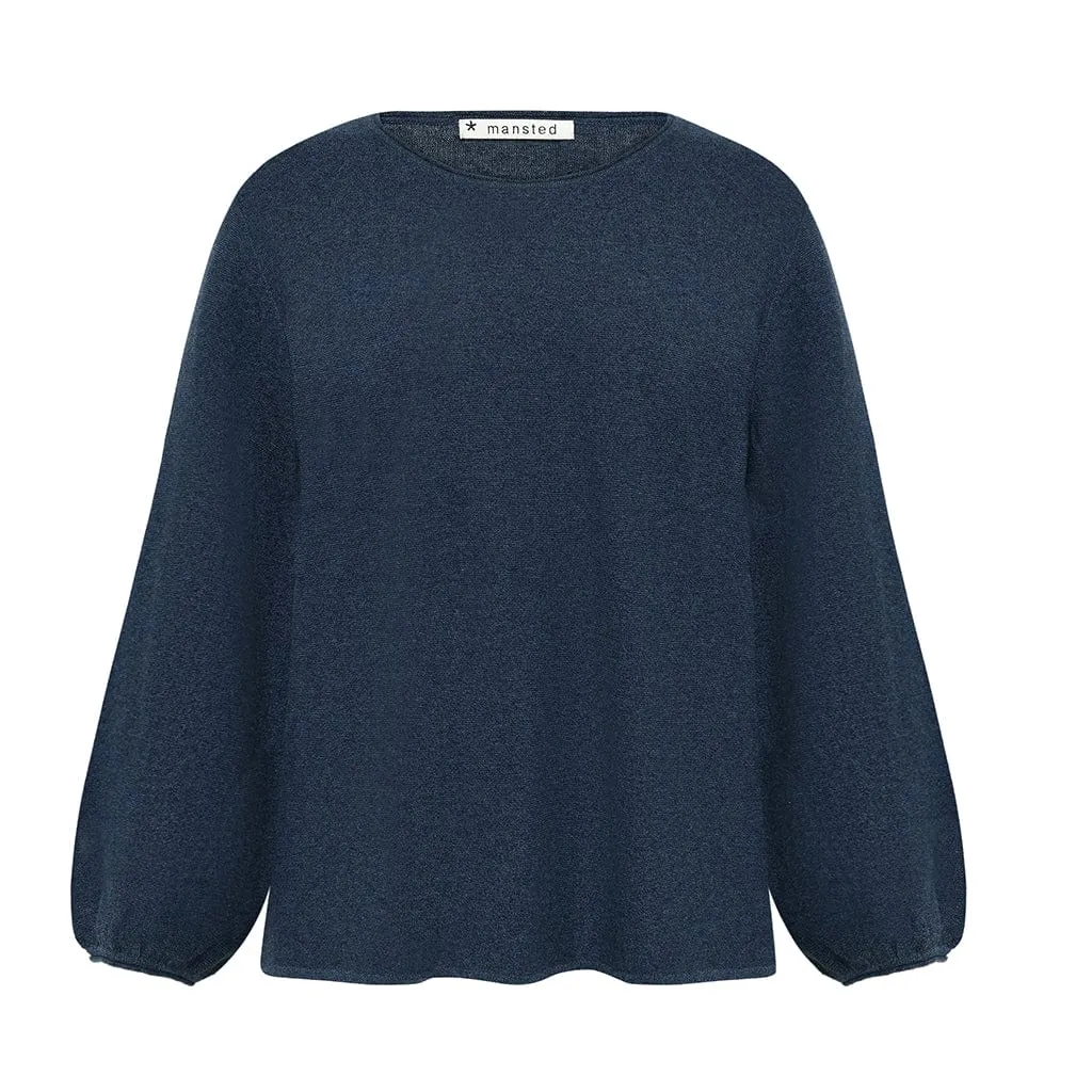 Mansted Mirabelle Sweater 3/4 Loose Sleeve and Rolled Edge Neck - 65