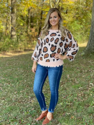 Mattie Animal Print Sweater