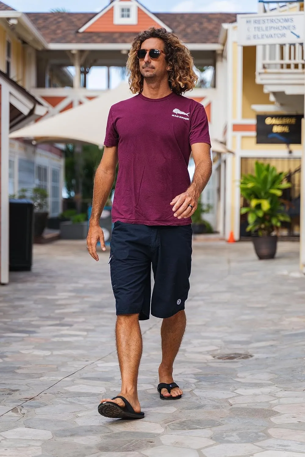 Maui Rippers Men's Cargo Shorts Adjustable Waistband 21" and 24" Lengths