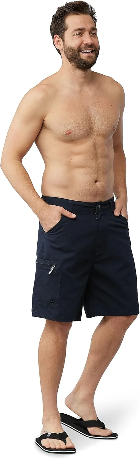 Maui Rippers Men's Cargo Shorts Adjustable Waistband 21" and 24" Lengths