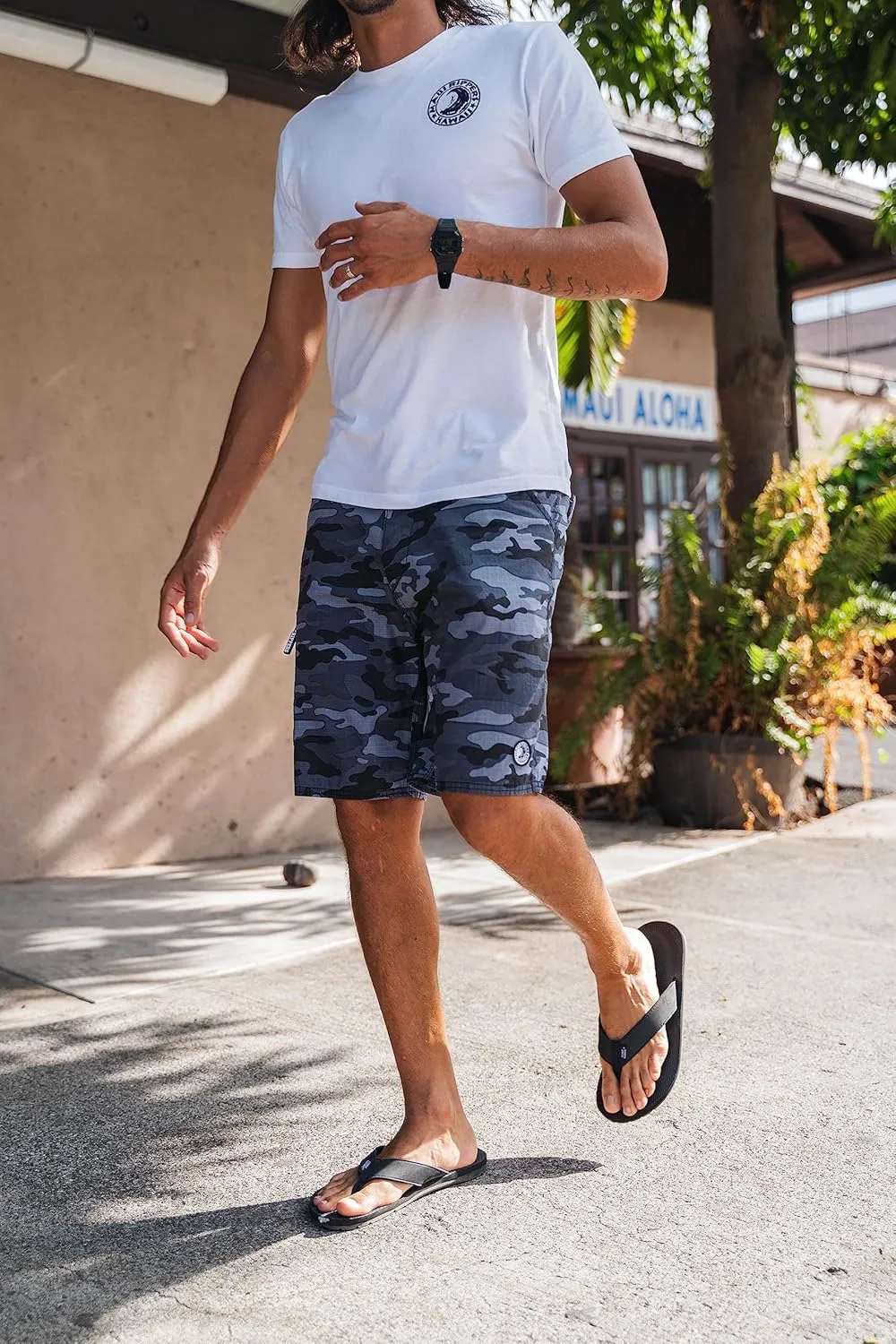 Maui Rippers Men's Cargo Shorts Adjustable Waistband 21" and 24" Lengths