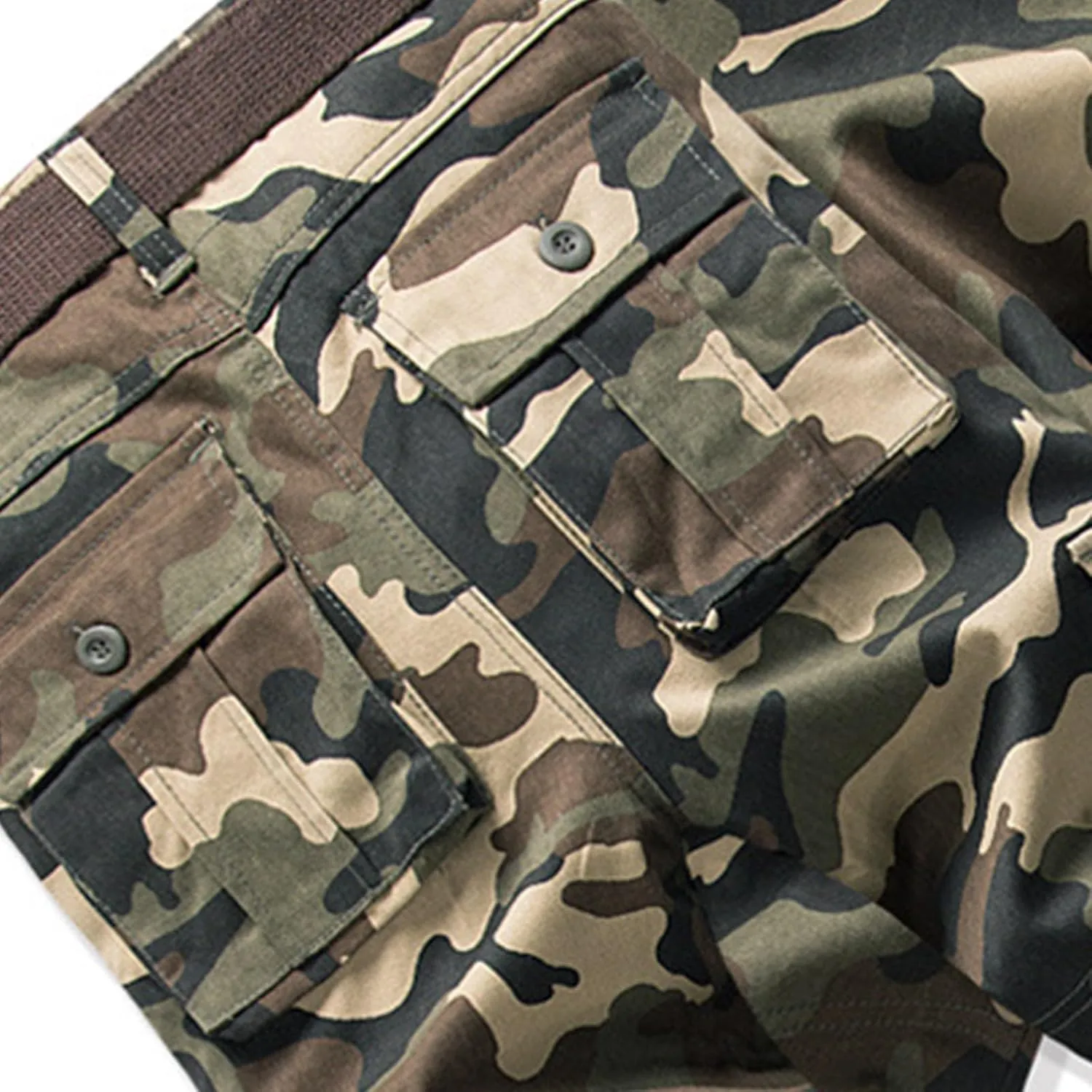 Mens Hiking Pants,Camo Military Hunting Combat Work Pants with Multi Pockets,Loose Fit Casual Cargo Pants,Comfy Tactical Pant