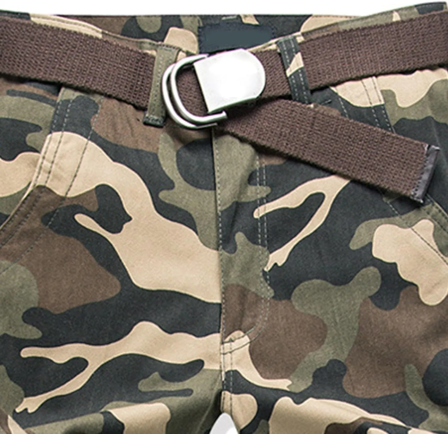 Mens Hiking Pants,Camo Military Hunting Combat Work Pants with Multi Pockets,Loose Fit Casual Cargo Pants,Comfy Tactical Pant