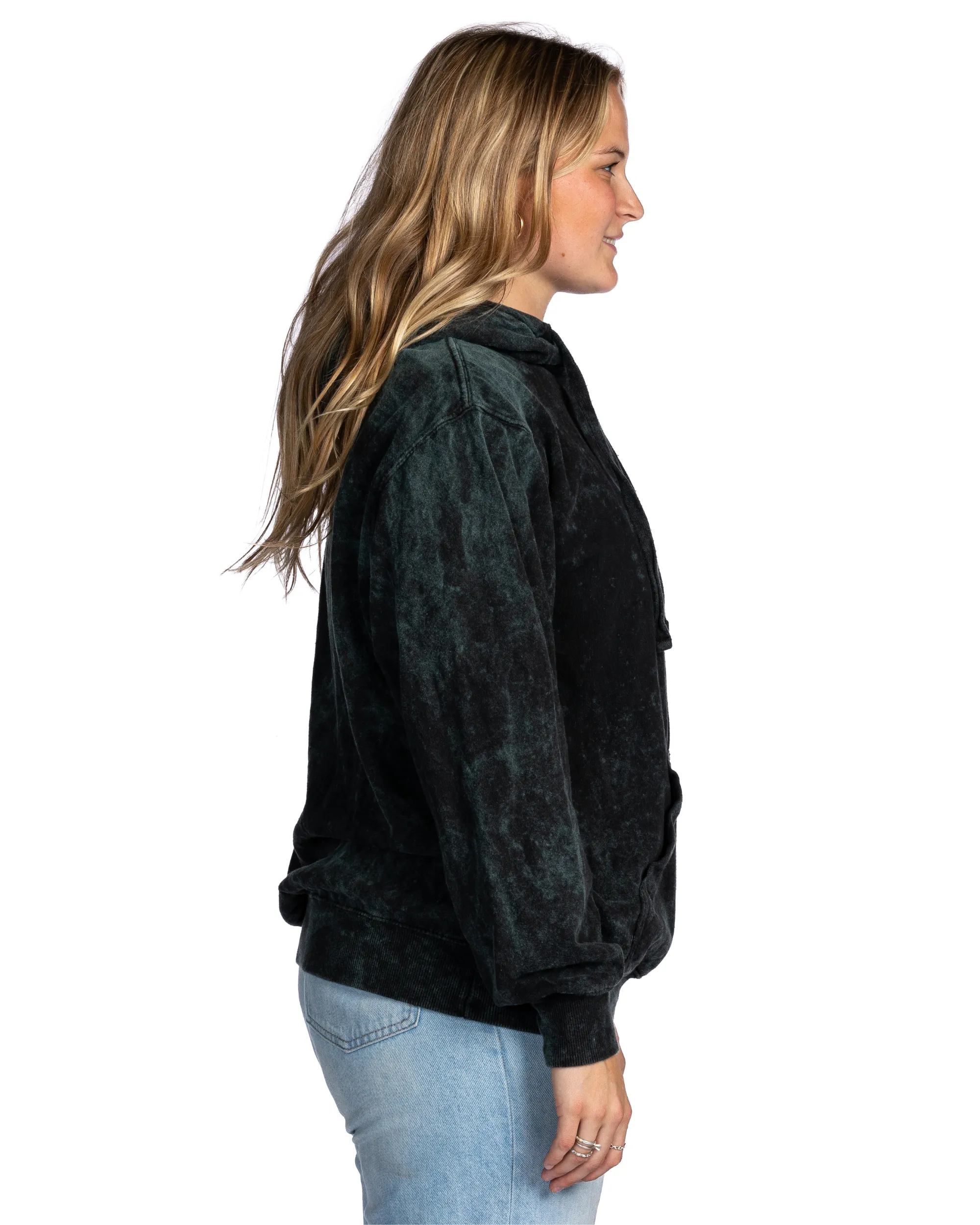 Mineral Wash Premium Fleece Hoodie - Fetsko Blackout