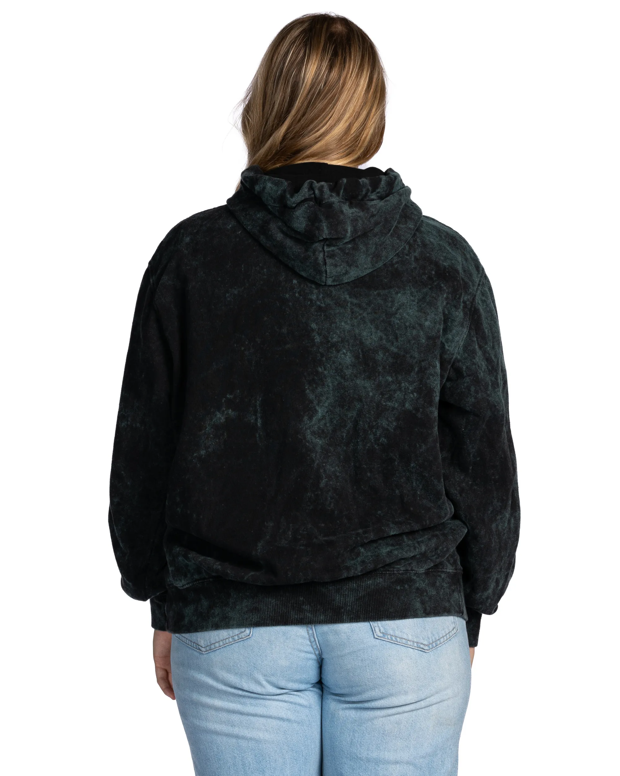 Mineral Wash Premium Fleece Hoodie - Fetsko Blackout