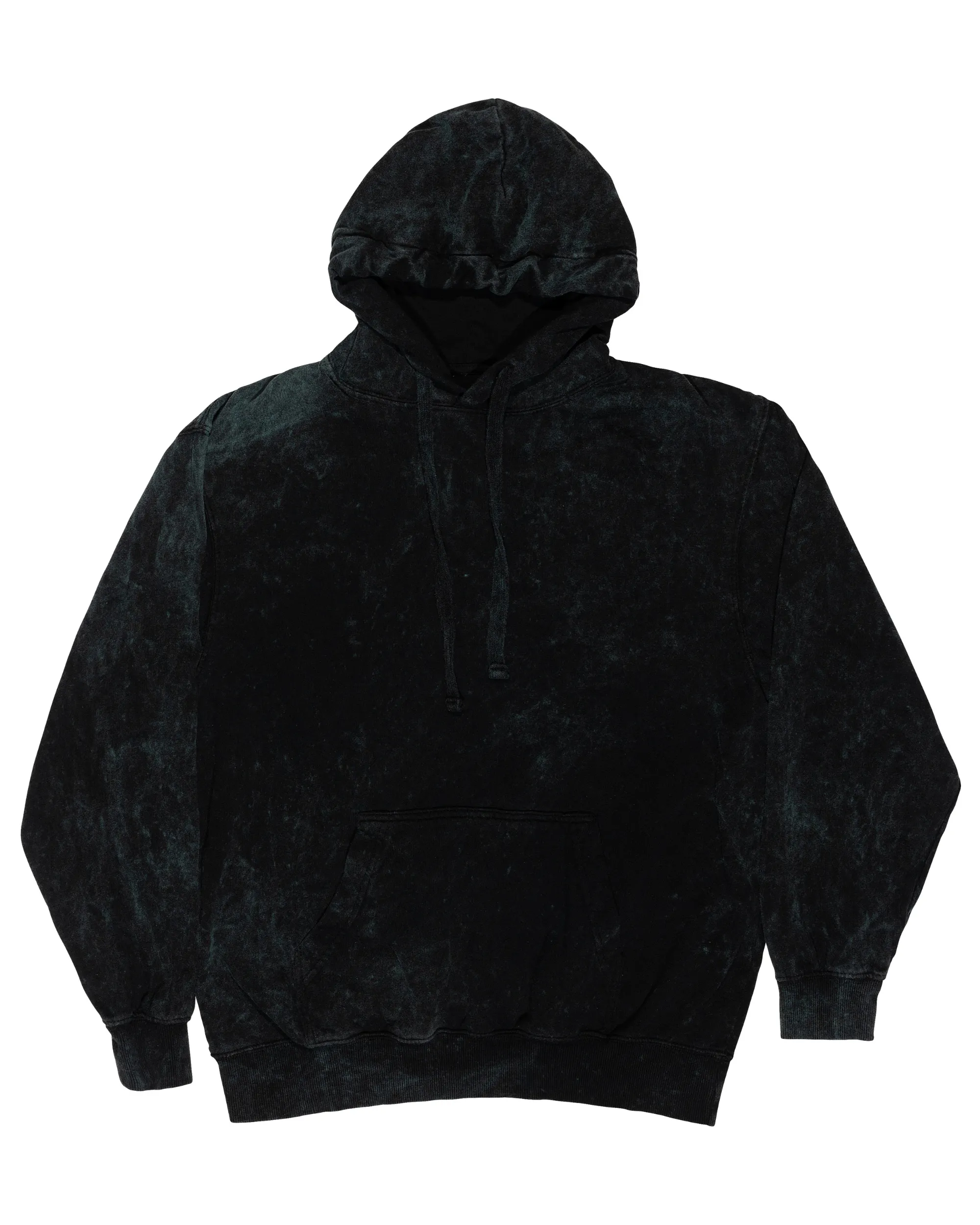 Mineral Wash Premium Fleece Hoodie - Fetsko Blackout