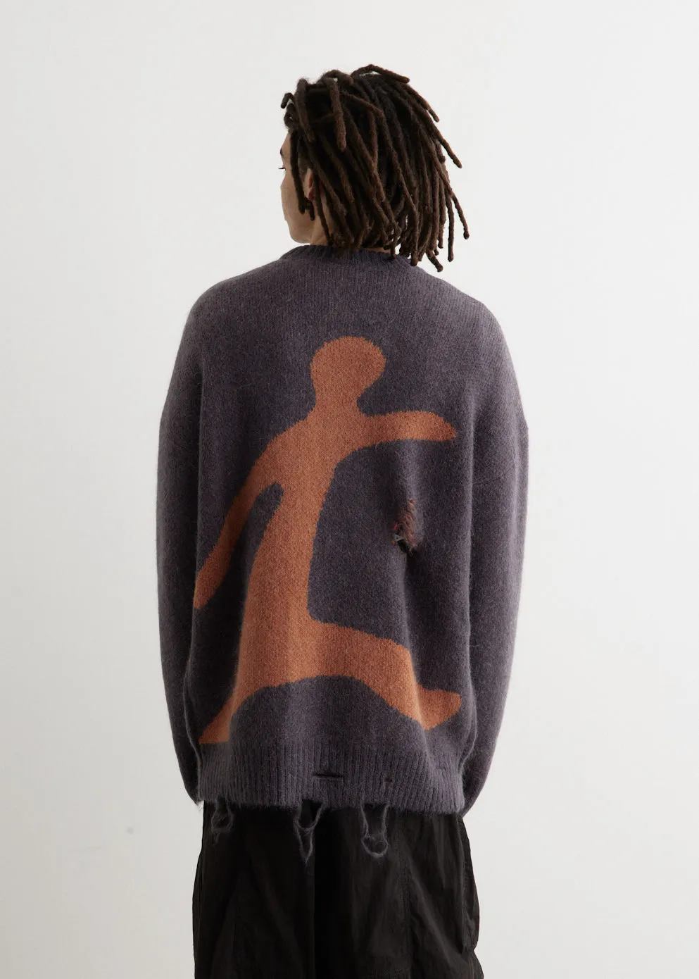 Mutate Distressed Crewneck Knit