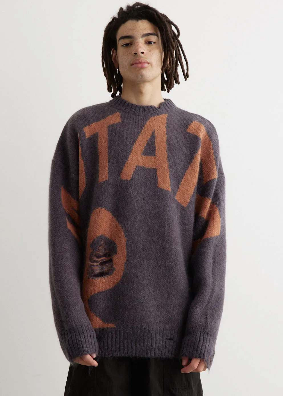 Mutate Distressed Crewneck Knit