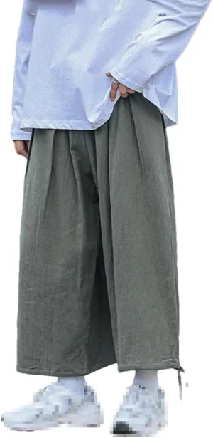 Niiyyjj Men Harem Pants Loose Wide Leg Pants Casual Trousers Oversized Straight Leg Pants Jogging Pants