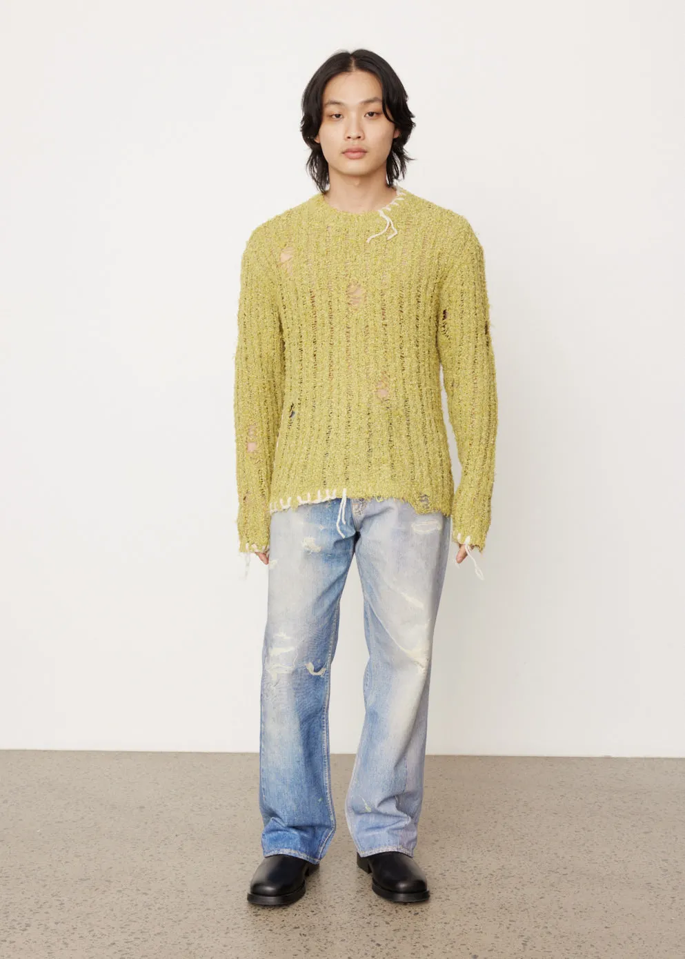Ollen Damaged Sweater
