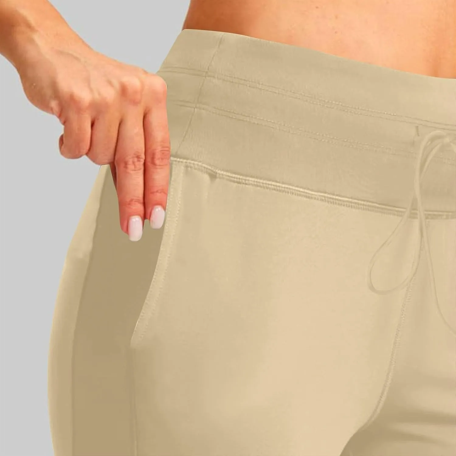 Pants for Women Joggers Casual Sports Pants Lightweight Quick Dry Pants Workout Pants Drawstring High Waist Trousers