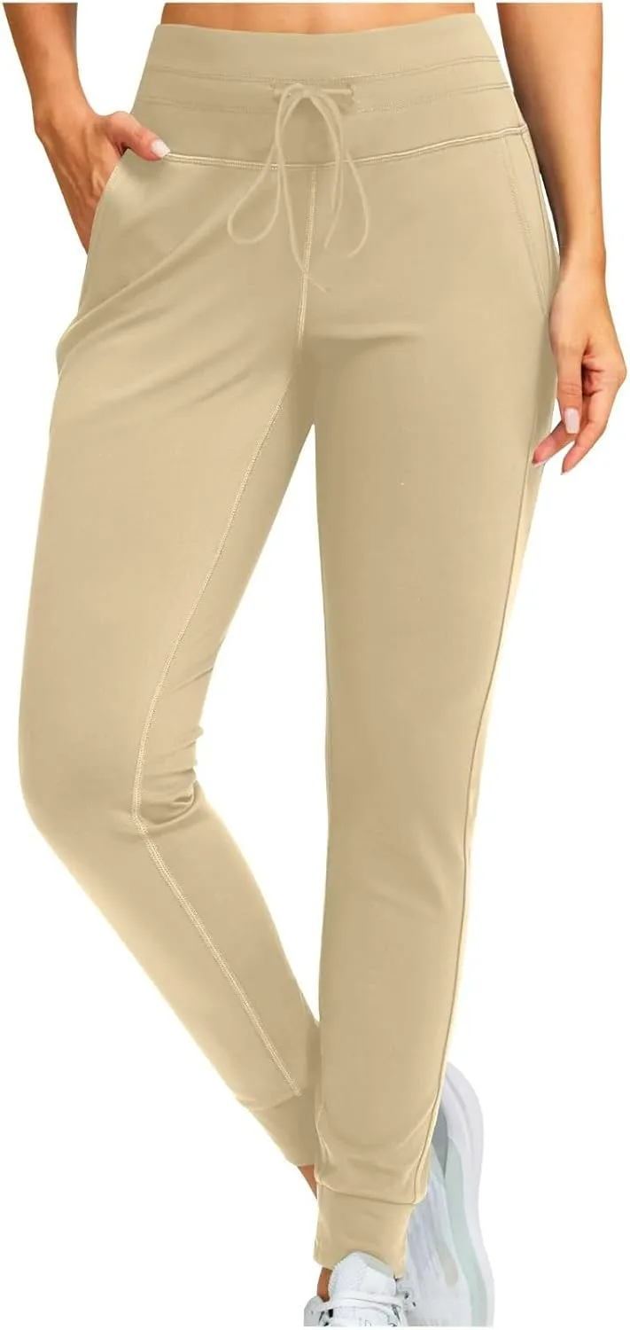 Pants for Women Joggers Casual Sports Pants Lightweight Quick Dry Pants Workout Pants Drawstring High Waist Trousers