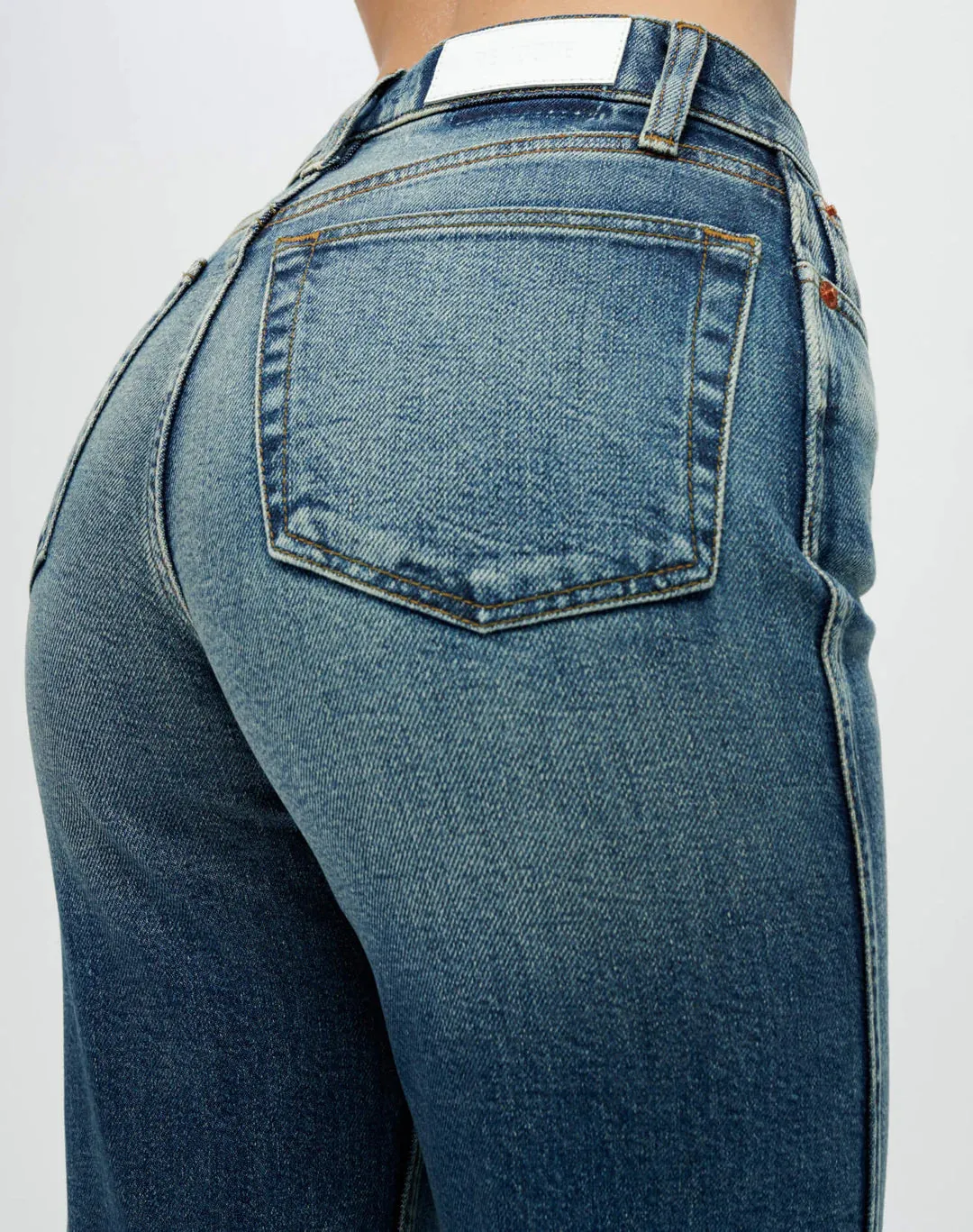 Re/Done Comfort Stretch High Rise Loose - Distressed