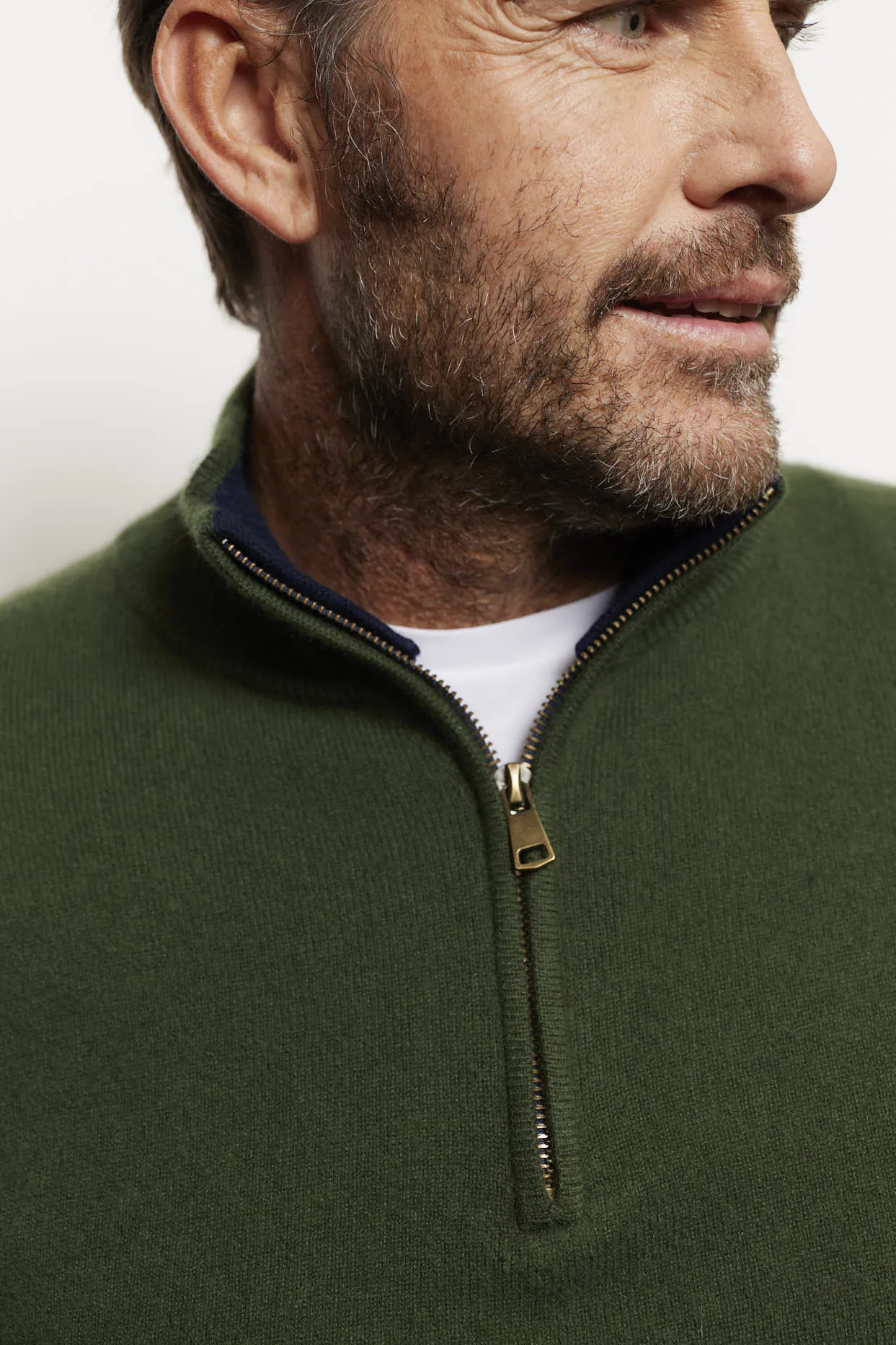 Ricky Cashmere Sweater in Bush