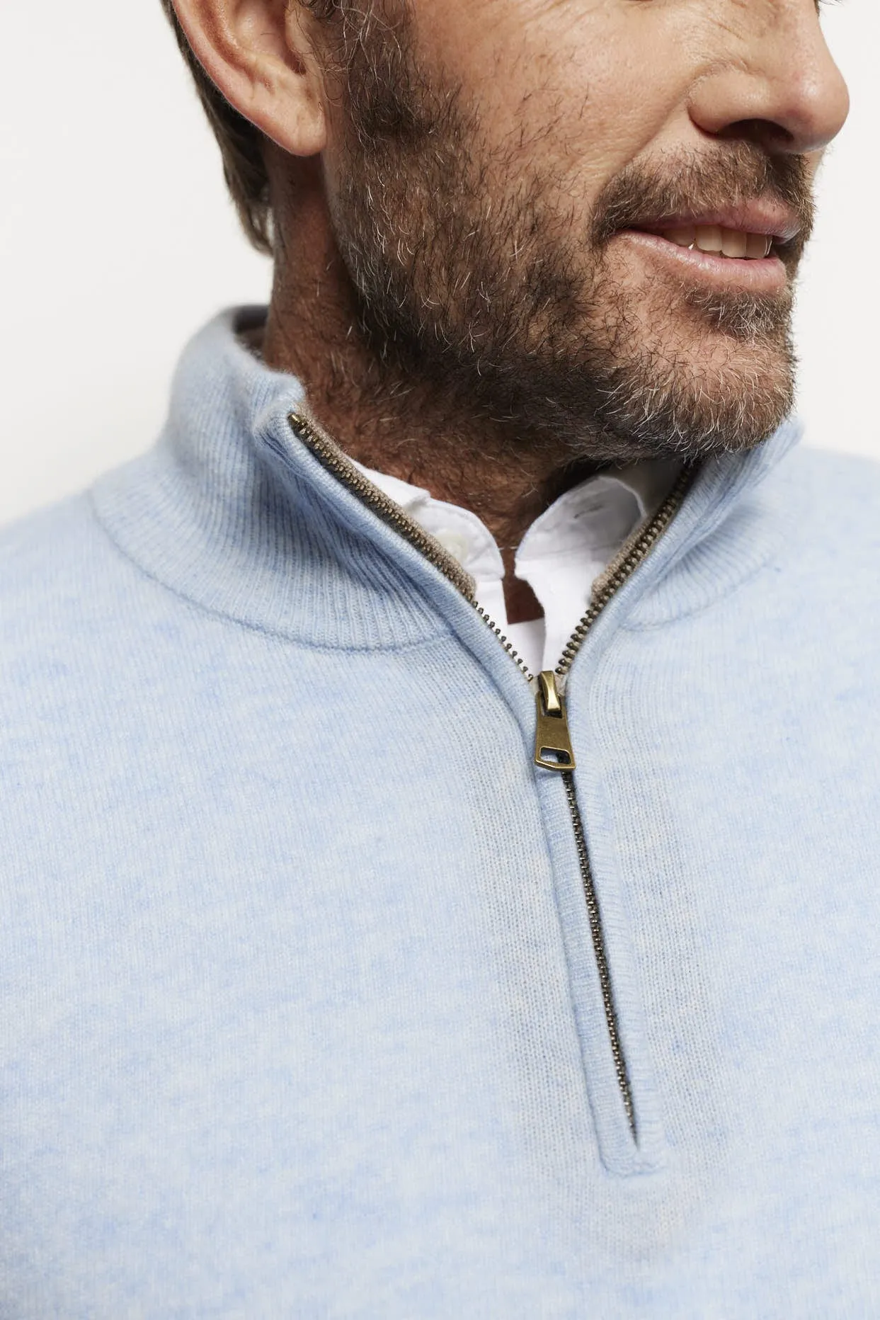 Ricky Cashmere Sweater in Water