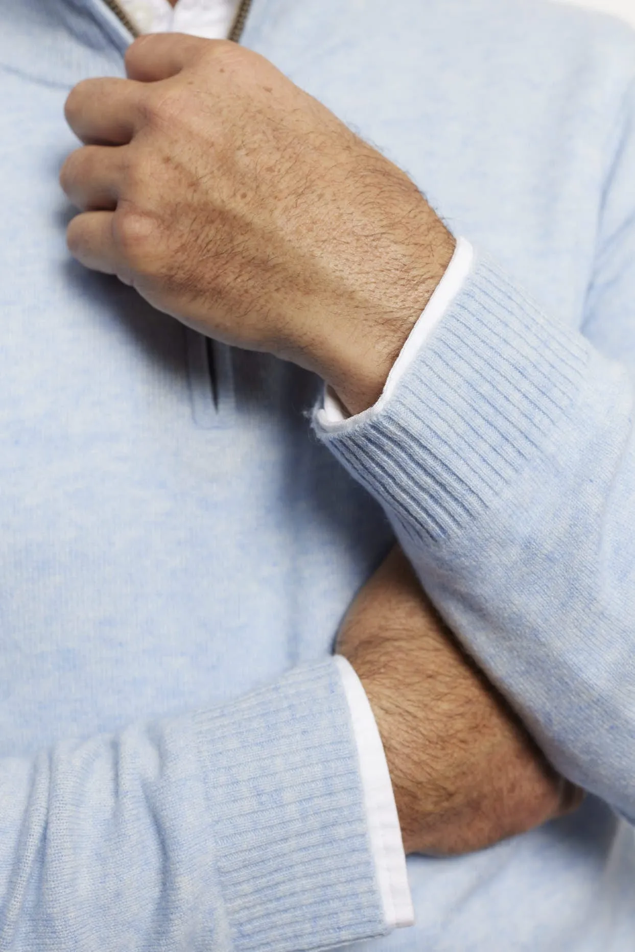 Ricky Cashmere Sweater in Water