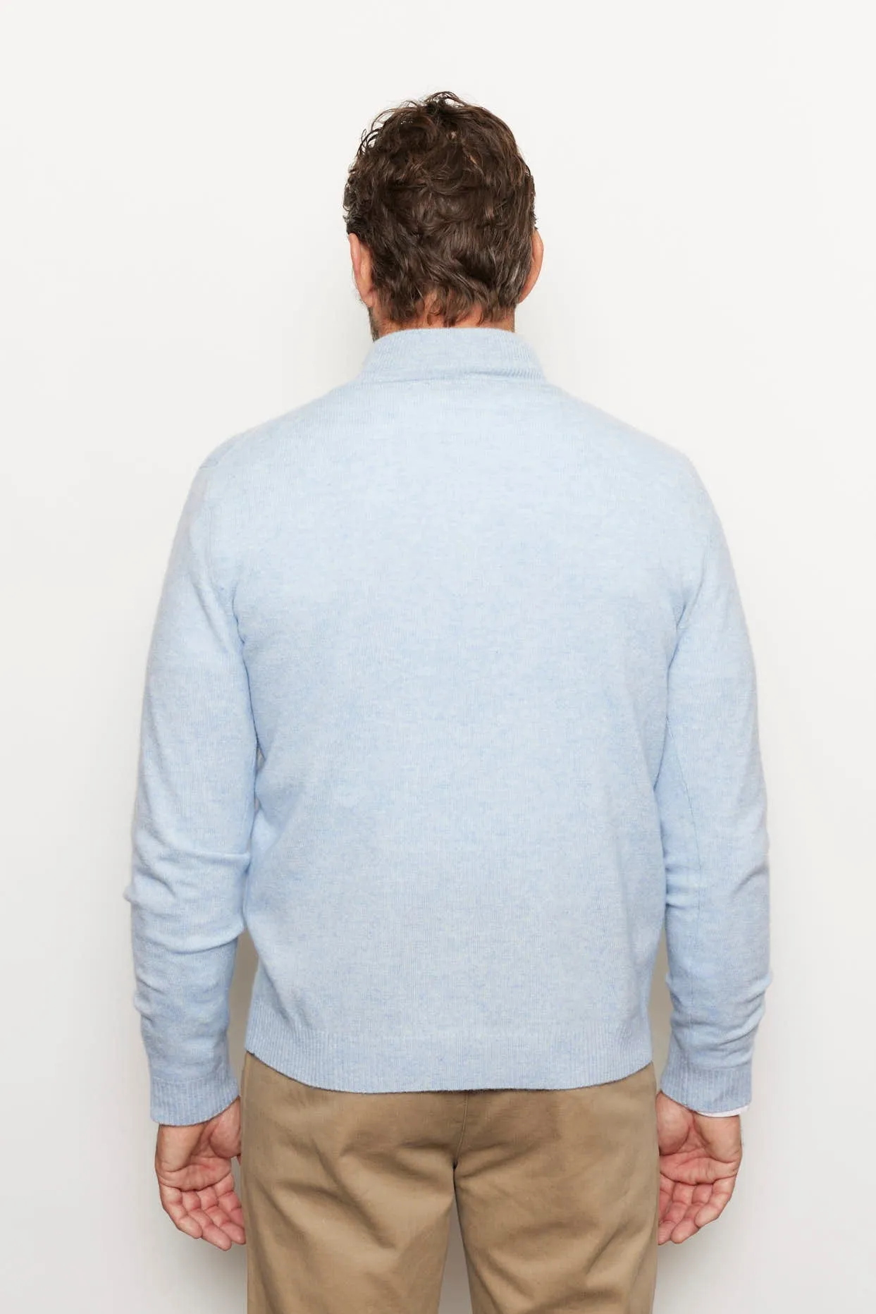 Ricky Cashmere Sweater in Water