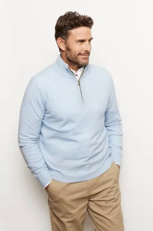 Ricky Cashmere Sweater in Water