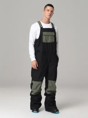 Searipe Colorblock Snow Bibs - Men's