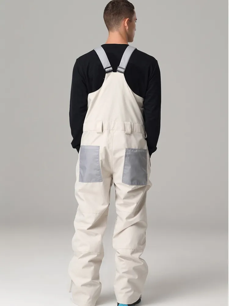 Searipe Colorblock Snow Bibs - Men's