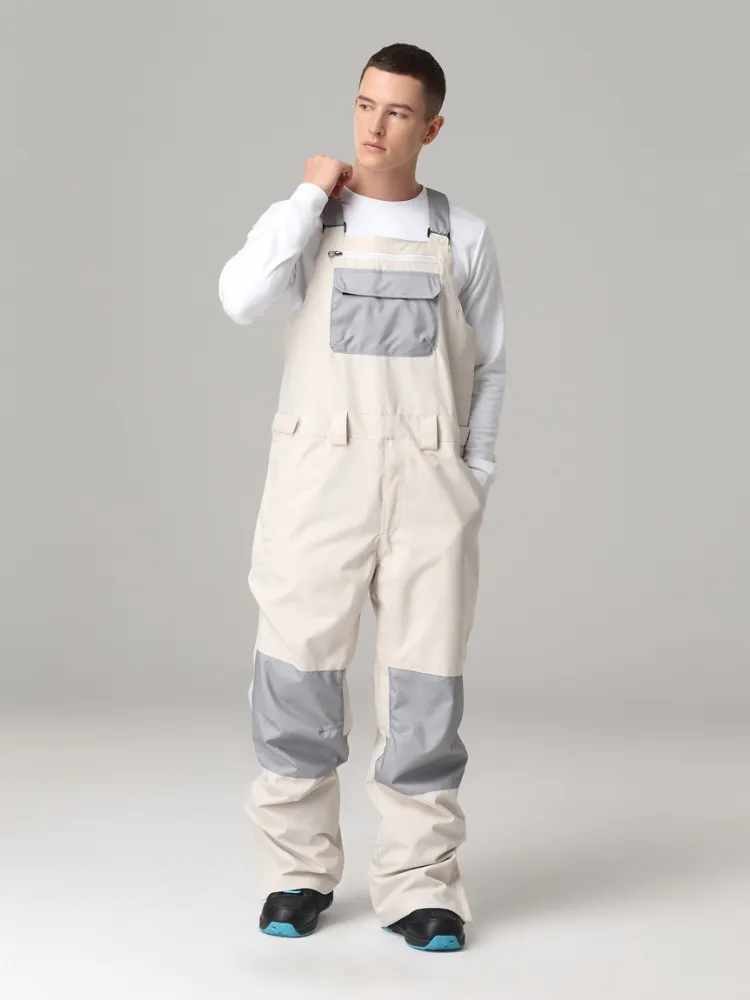 Searipe Colorblock Snow Bibs - Men's