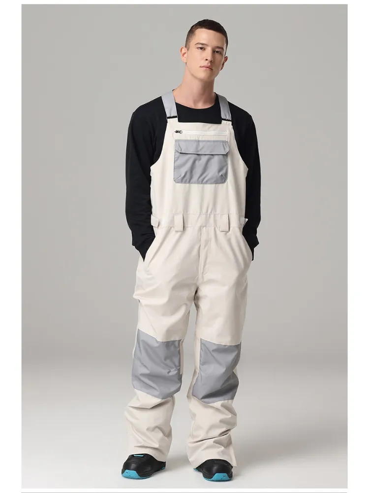 Searipe Colorblock Snow Bibs - Men's