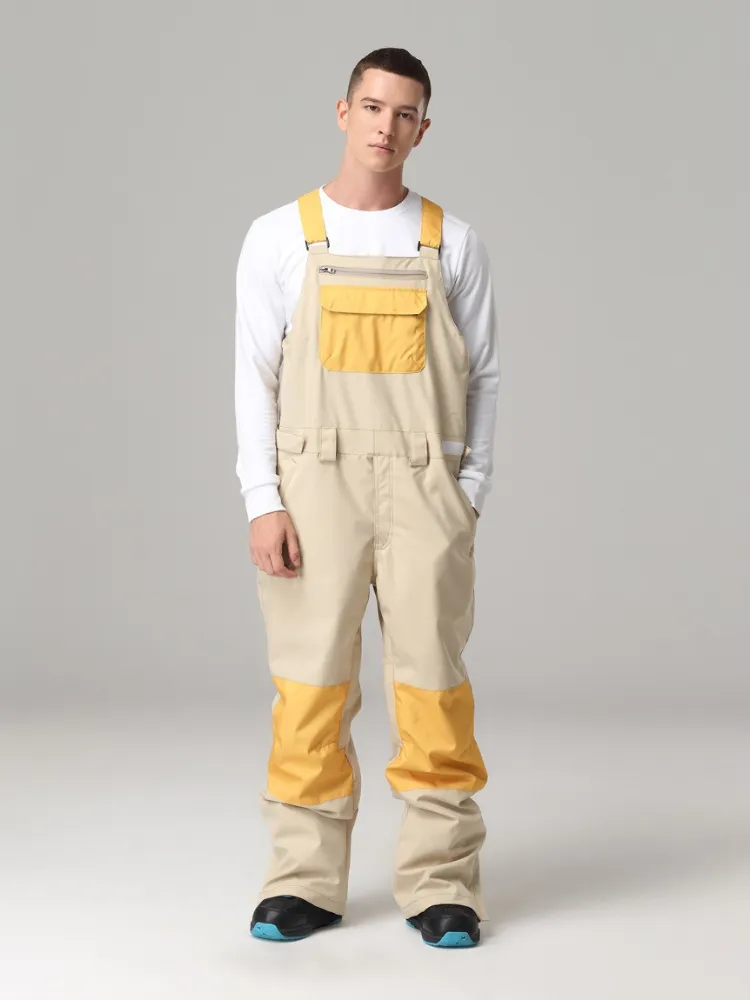 Searipe Colorblock Snow Bibs - Men's