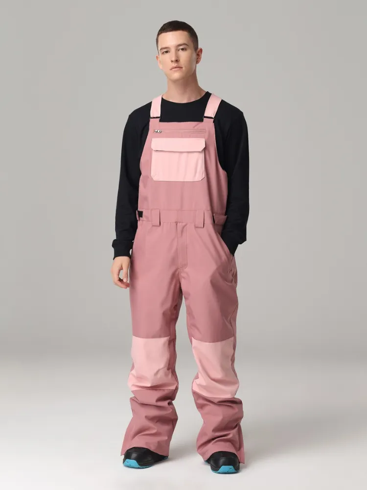 Searipe Colorblock Snow Bibs - Men's