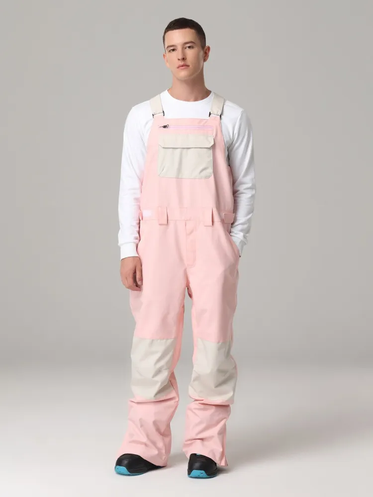Searipe Colorblock Snow Bibs - Men's