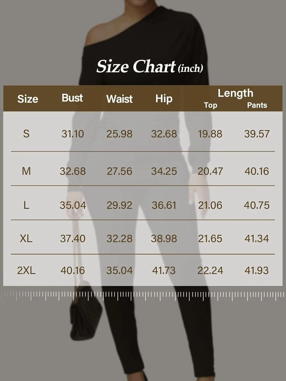 Sexy 2 Piece Outfits for Women One Off Shoulder Tops Ribbed Pant Set Tracksuit Clubwear