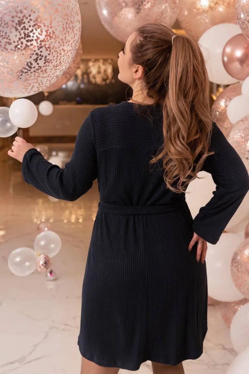 Short knitwear dress