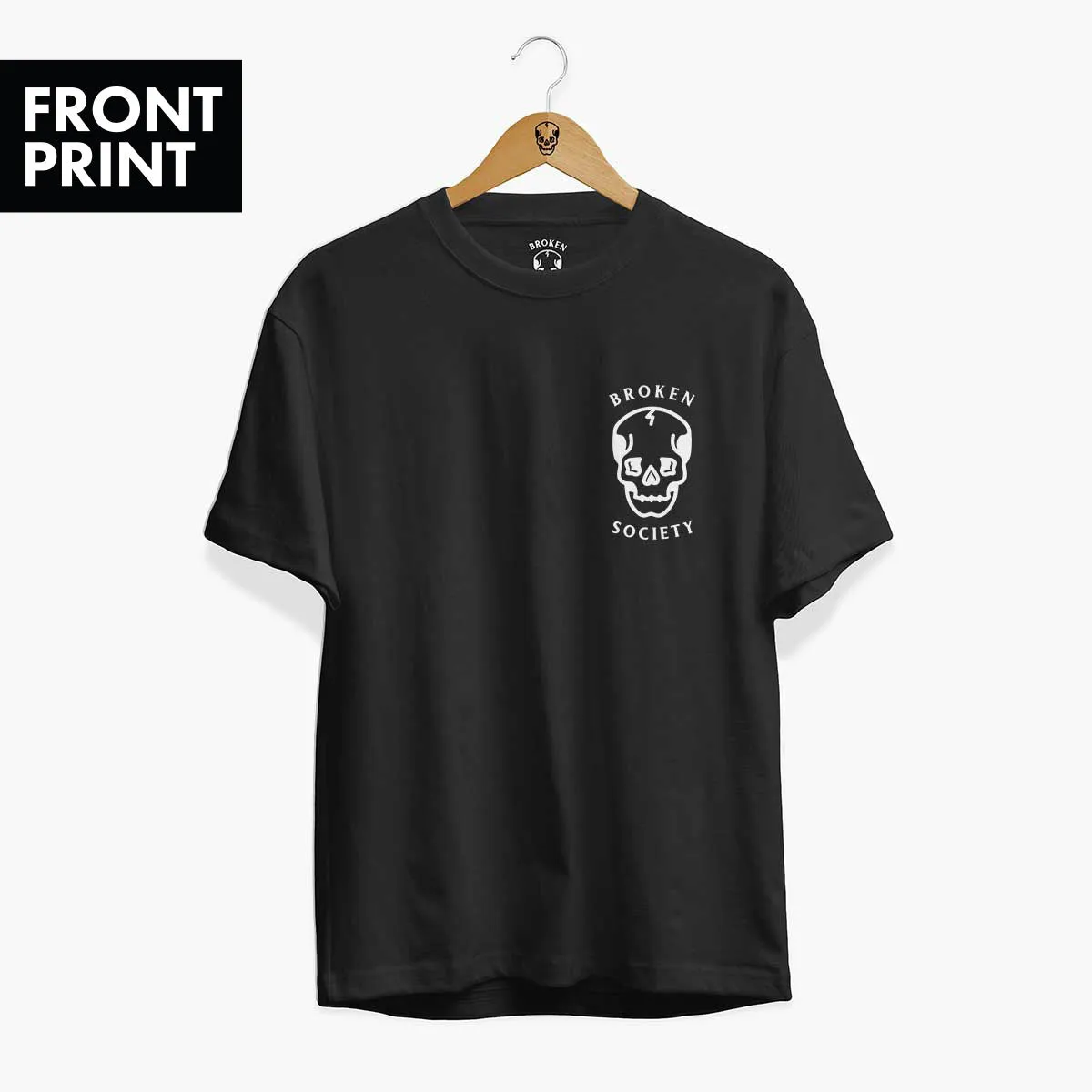 Skull Front Print T-Shirt (Unisex)