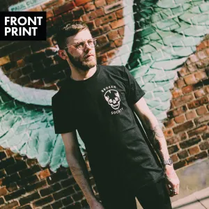Skull Front Print T-Shirt (Unisex)