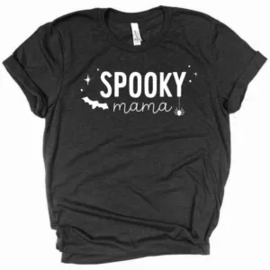 Spooky Mama T-Shirt - Black