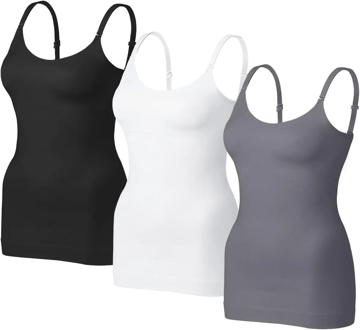 VVX Womens Shapewear for Women Tummy Control Tank Top Body Shaper Seamless Compression Camisole Tops