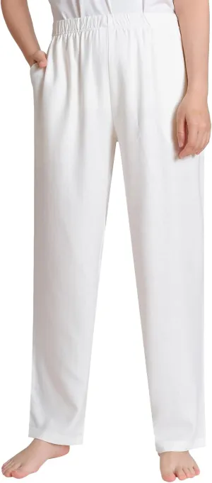 Weintee Women's Petite Linen Pants for 5 FT Short