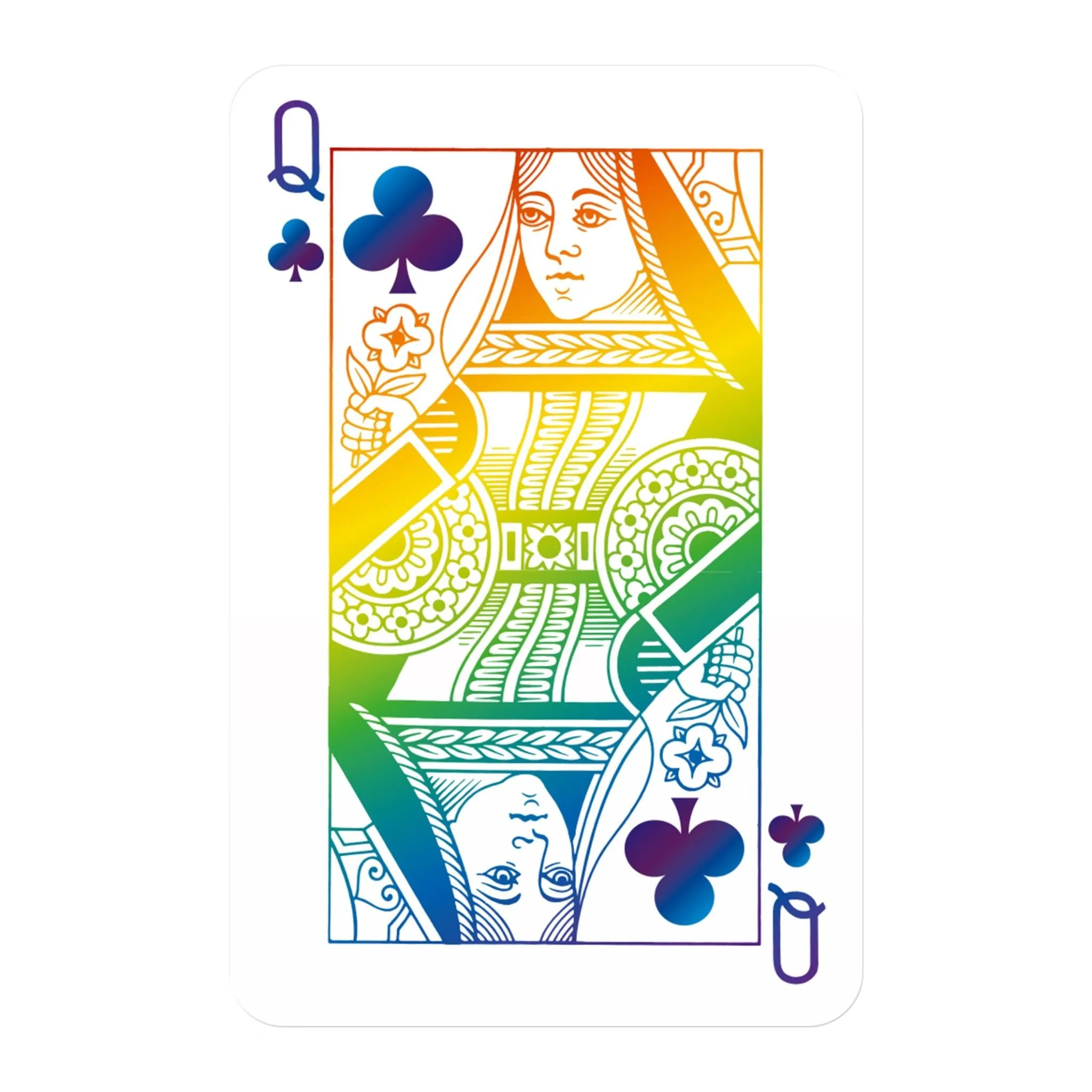 WN1 Rainbow Playing Cards