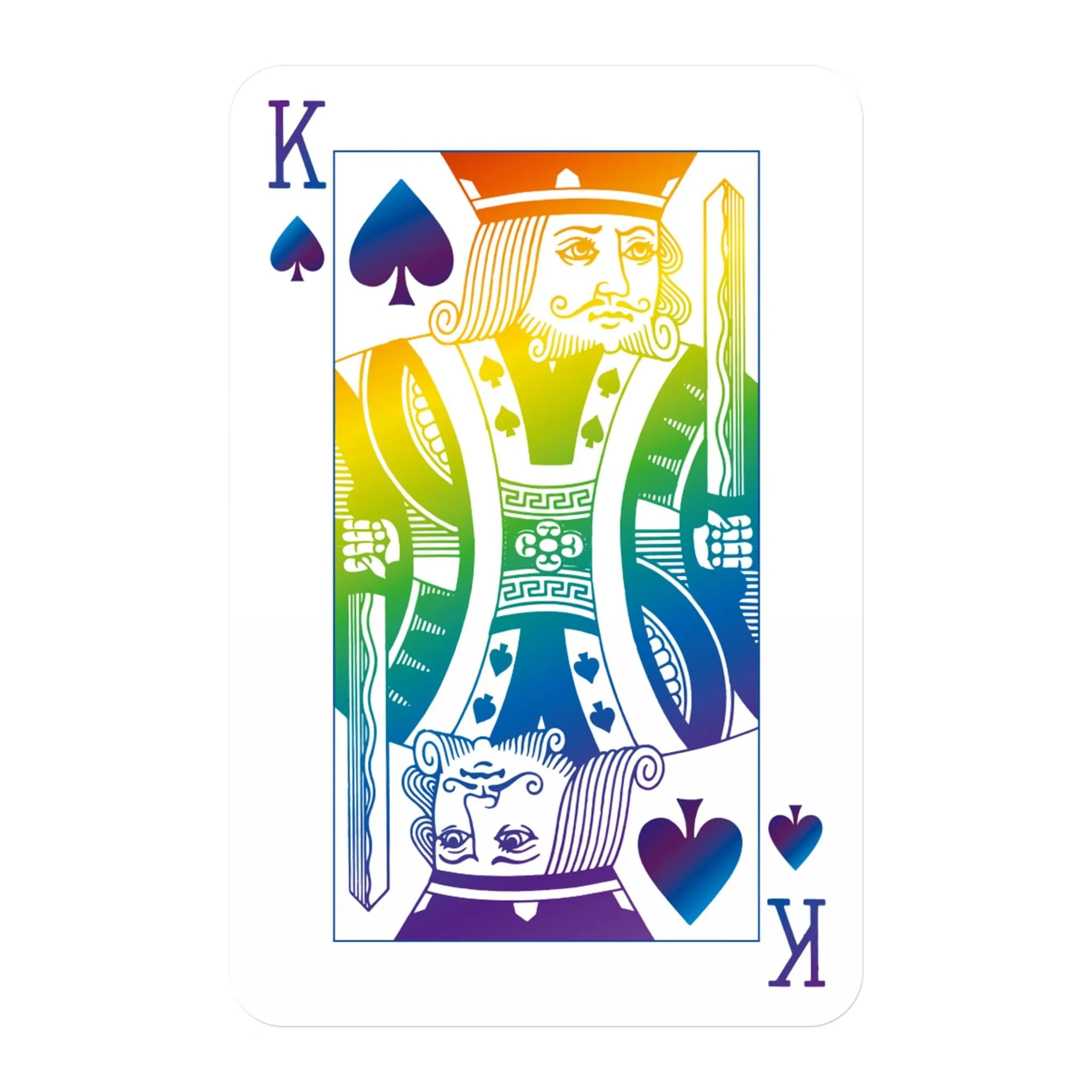 WN1 Rainbow Playing Cards